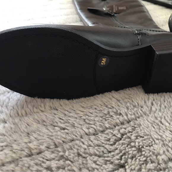 New and in immaculate condition. INC Fawne Genuine Leather black riding boots. - Picture 12 of 12